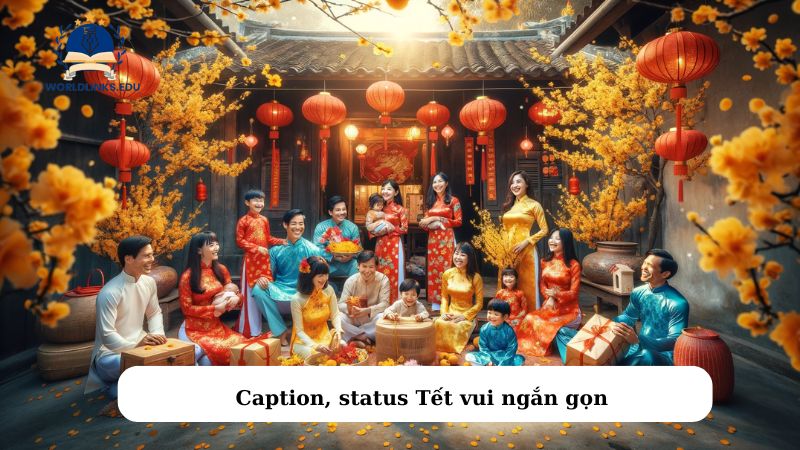 Caption, status Tết vui ngắn gọn