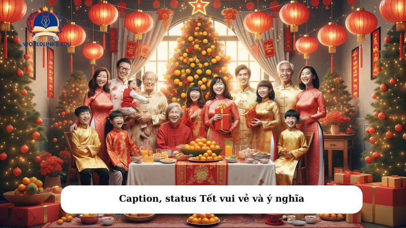 Caption, status Tết vui vẻ và ý nghĩa