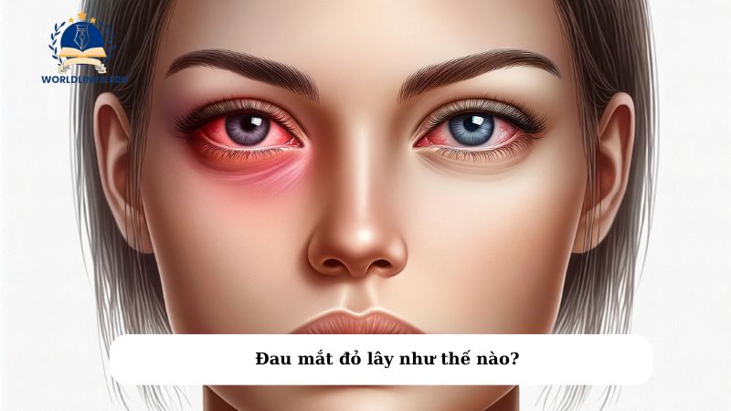 Đau mắt đỏ lây như thế nào?