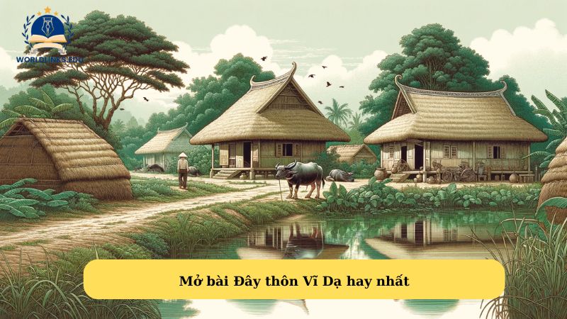 Mở bài Đây thôn Vĩ Dạ hay nhất