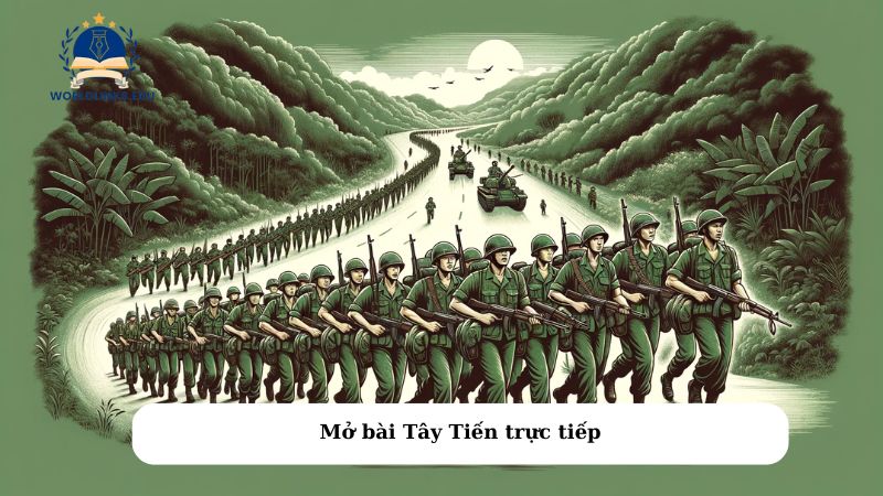 Mở bài Tây Tiến trực tiếp