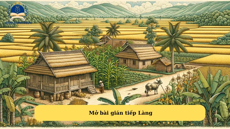 Mở bài gián tiếp Làng