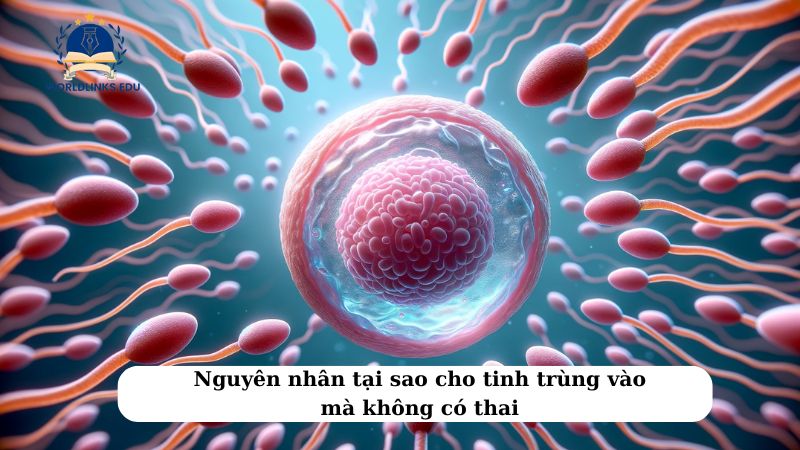 Nguyên nhân tại sao cho tinh trùng vào mà không có thai?