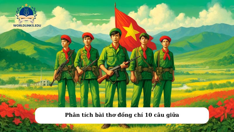 Phân tích bài thơ đồng chí 10 câu giữa