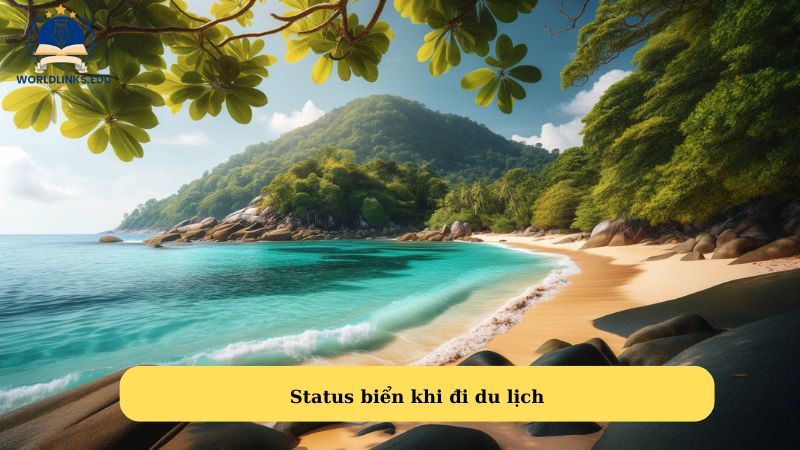 Status biển khi đi du lịch