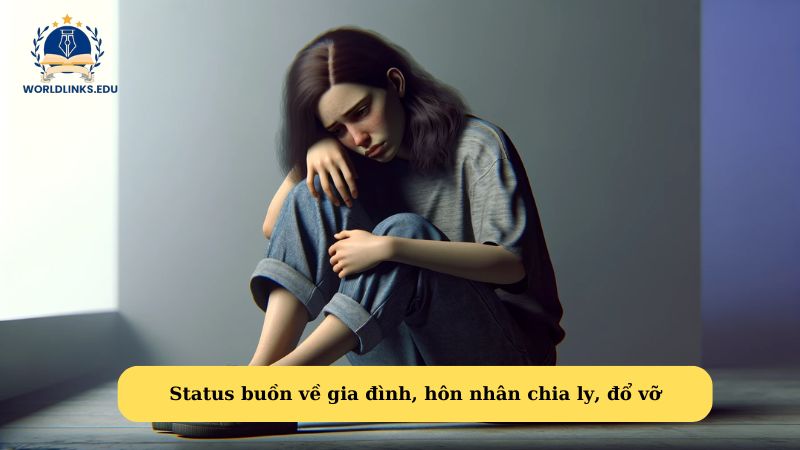 Status buồn về gia đình, hôn nhân chia ly, đổ vỡ