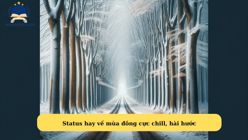 Status hay về mùa đông cực chill, hài hước