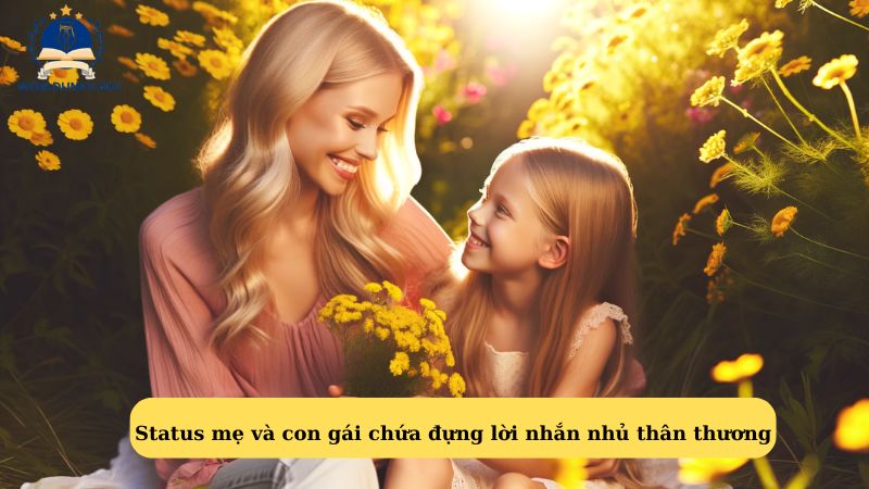 Status mẹ và con gái chứa đựng lời nhắn nhủ thân thương