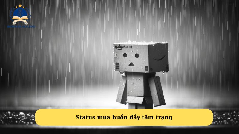 Status mưa buồn đầy tâm trạng