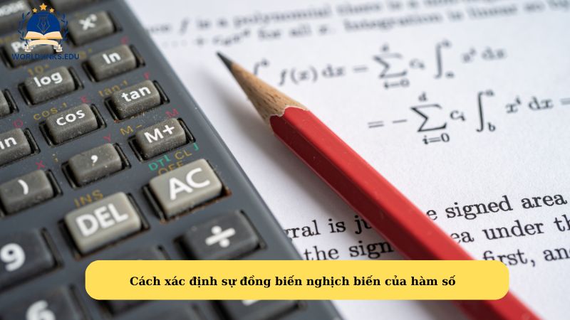 Cách xác định sự đồng biến nghịch biến của hàm số