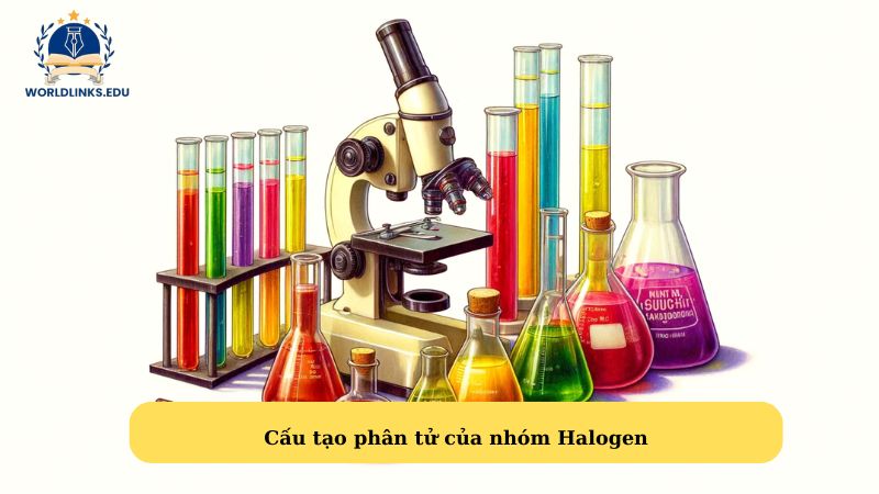 Cấu tạo phân tử của nhóm Halogen