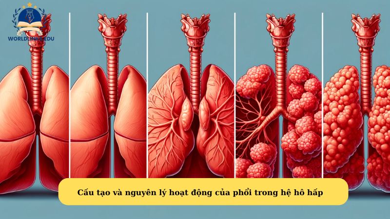 Cấu tạo và nguyên lý hoạt động của phổi trong hệ hô hấp