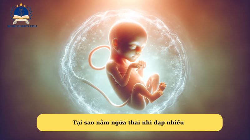 Tại sao nằm ngửa thai nhi đạp nhiều