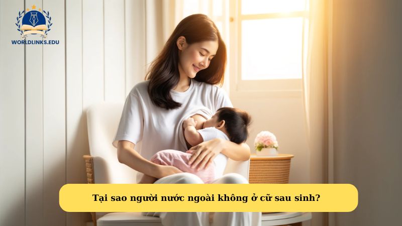 Tại sao người nước ngoài không ở cữ sau sinh?